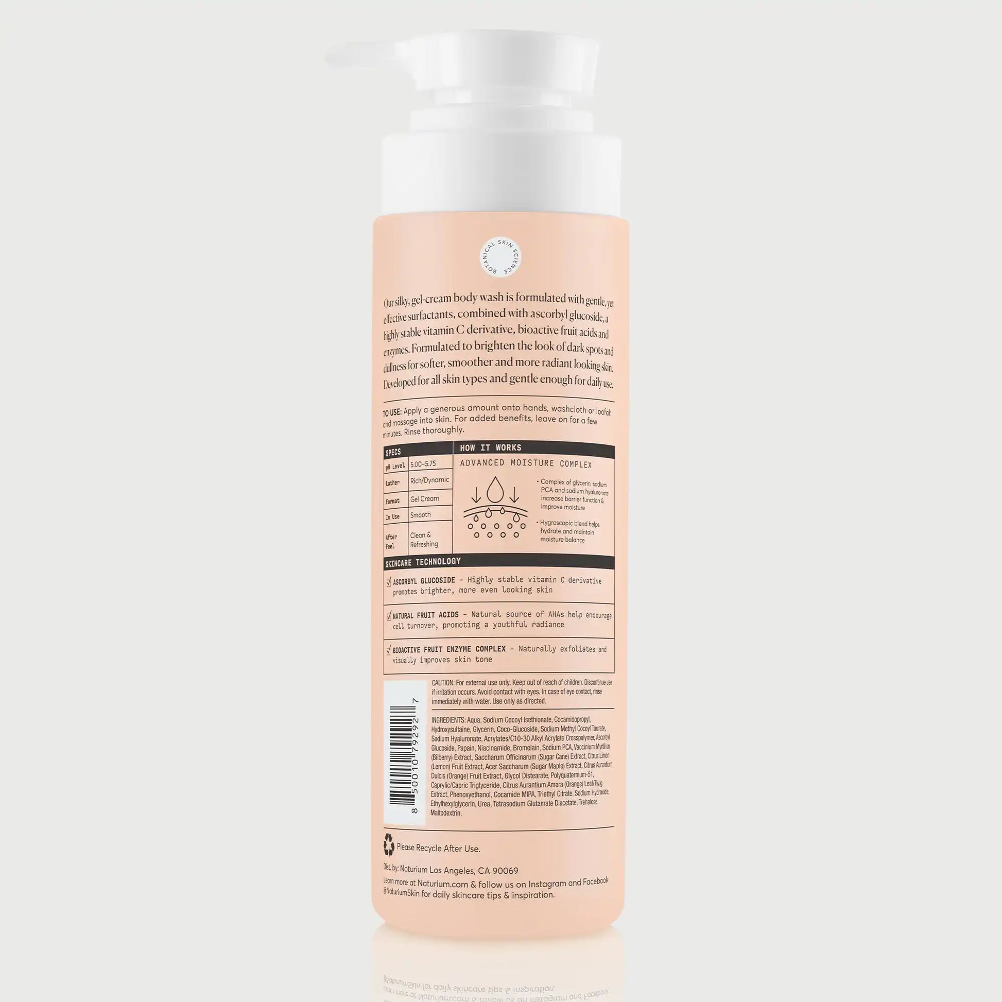 the-brightener-vitamin-c-brightening-body-wash-e7 NATR-The-Brightener-Body-Wash_back.webp