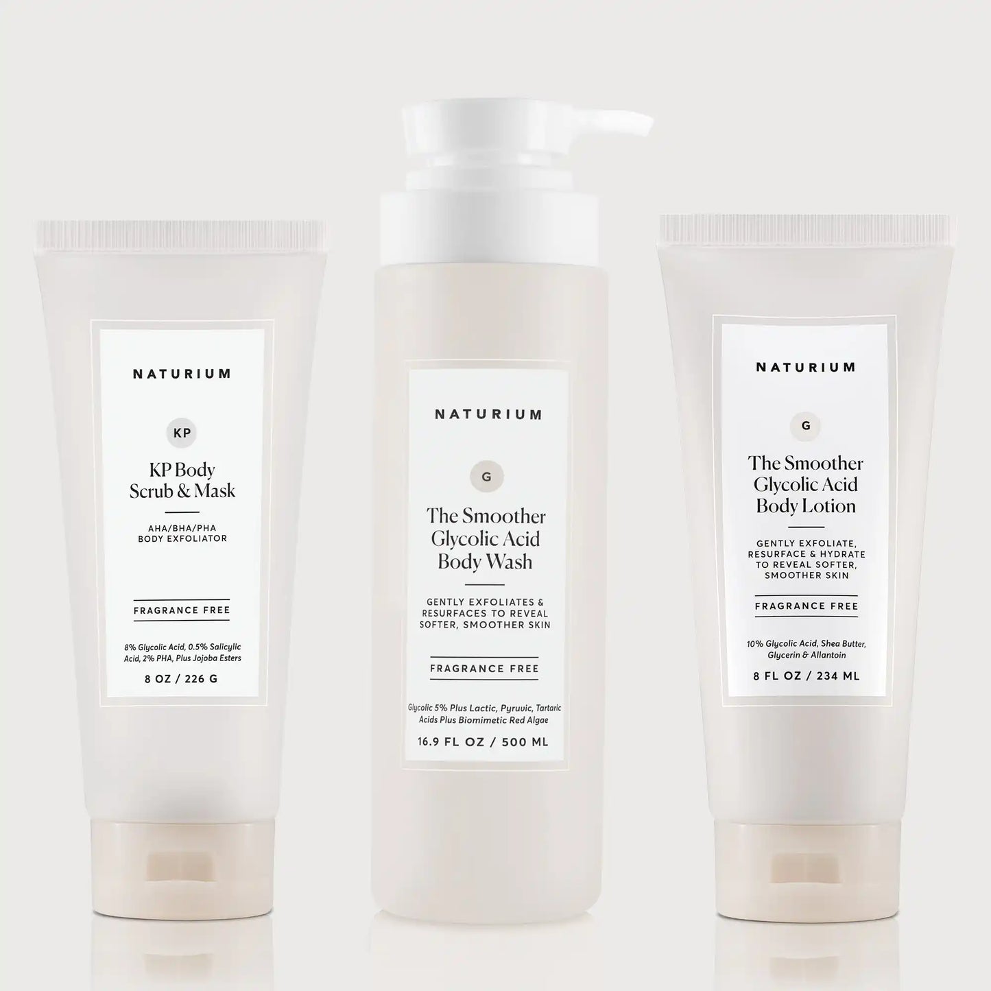 the-glycolic-acid-body-bundle-q8 NATR_KPScrub_SmootherBodyWash_SmootherLotion_Bundle_ecomm.webp